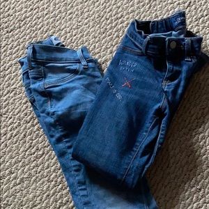 2 for 1! Old Navy girls Ballerina skinny jeggings!